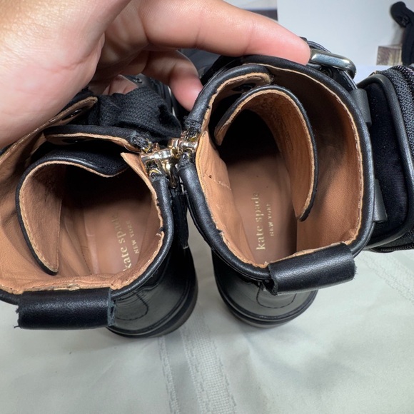 Kate Spade New York WINONA Combat Boots Women’s 8 Black - Picture 7 of 7